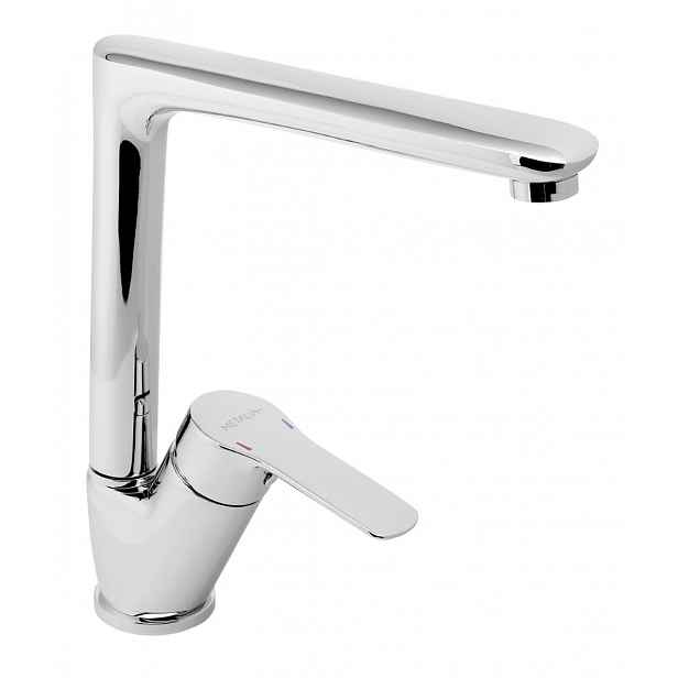 Dřezová baterie Novaservis Metalia 54 s otočným ramínkem chrom 54014,0