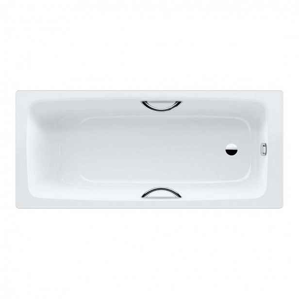 Kaldewei Advantage - Obdélníková vana Cayono Star 755, 170x70 cm, s otvory pro madla, bílá 275500010001