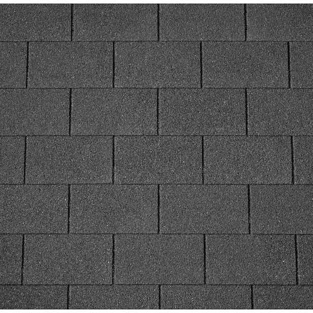 Šindel asfaltový IKO 2.0 Monarch 01 Černá 2,58 m2