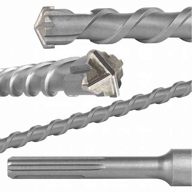 Vrták Do Betonu Zdiva 4 Břity Sds Max Příklepové 35/520