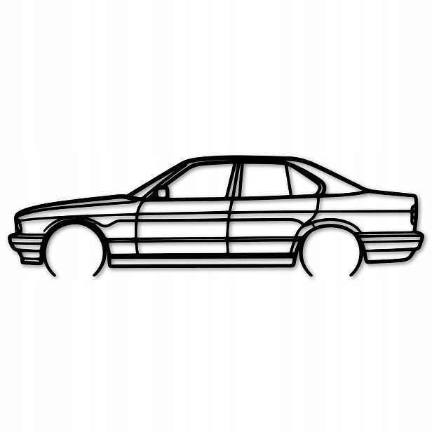 Ažurový Obraz Automobil Bmw e34 Nástěnná Dekorace 80 cm Obrazy Do Obývacího Pokoje Auto