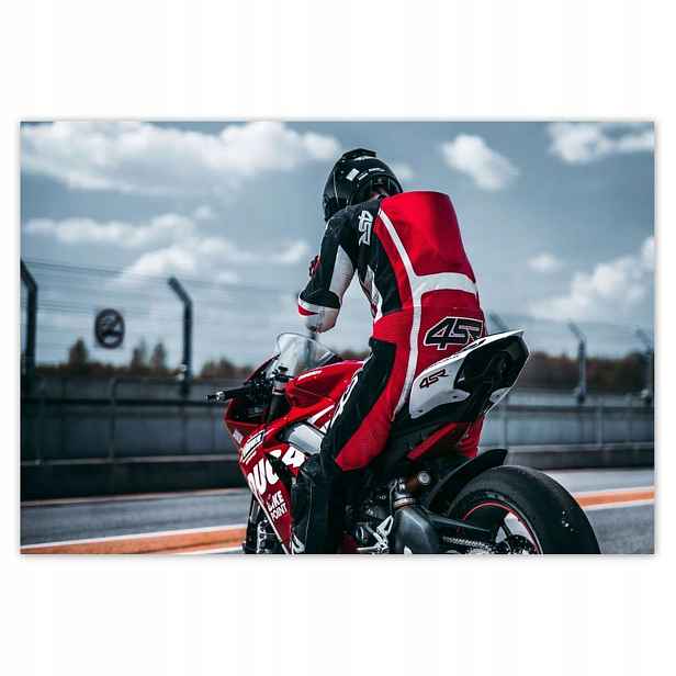 Fototapety 152x104 Motocykl na trati