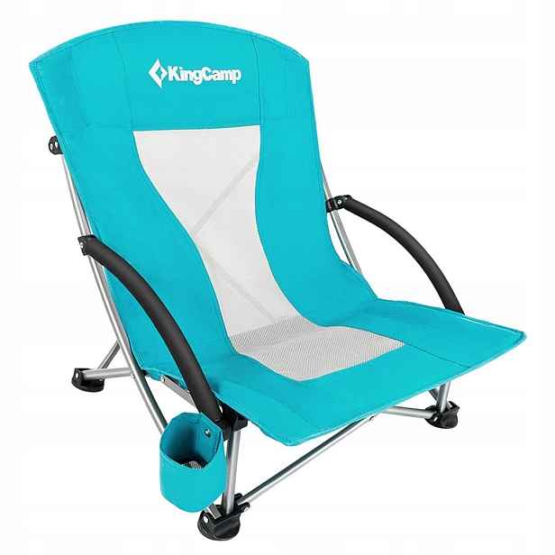 Kempingová turistická skládací židle King Camp Cyan Nízká
