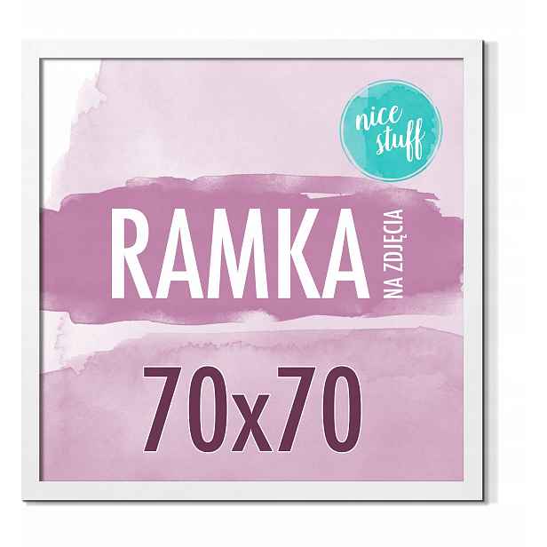 Rámeček 70x70 Rámeček Na Fotografie Plakát Rámečky na fotografie bílé, bílé, čtvercové