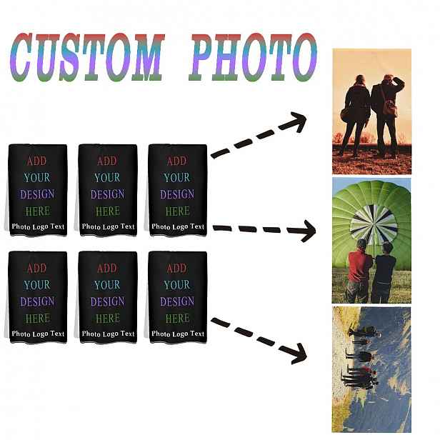 TEMU 6 ks Personalizovaný ručníček s fotkou, vlastní potisk obličeje, měkký polyesterový utěrka, super absorpční, ideální do koupelny, posilovny,