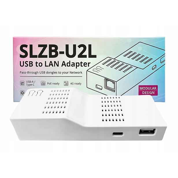 Usb prodlužovací adaptér WiFi Lan ZigBee Mqtt Z-Wave Home Assistant ESP32