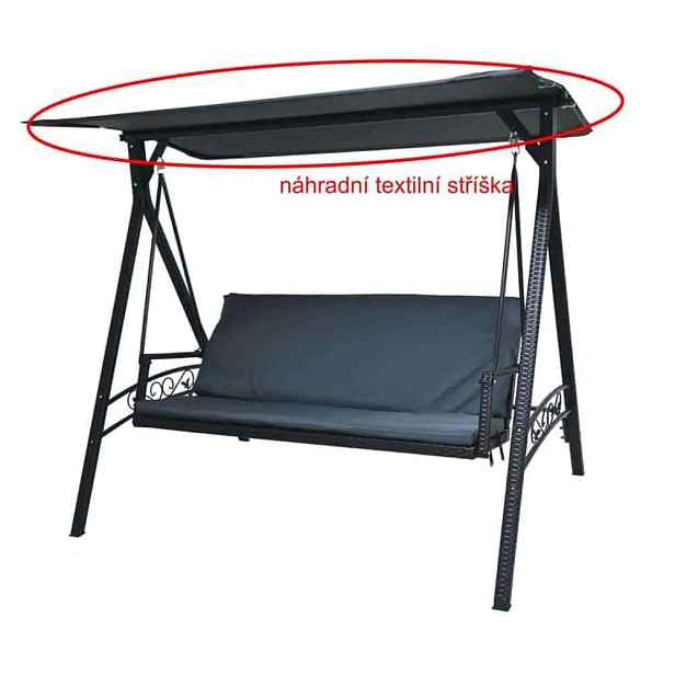 ROJA stříška k houpačce RATTAN