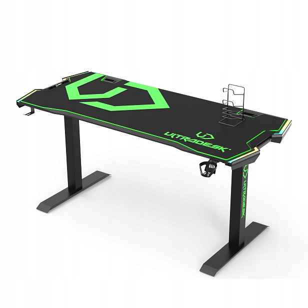 Ultradesk herní stůl Force zelený