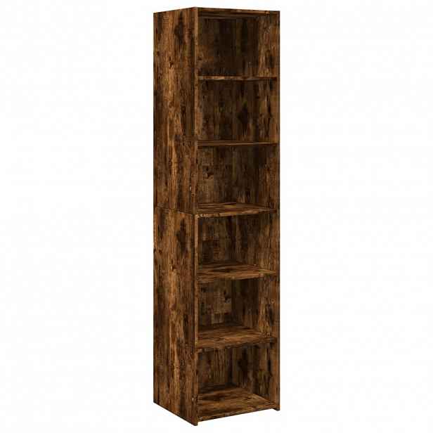 vidaXL Skříň highboard kouřový dub 45 x 41 x 185 cm kompozitní dřevo