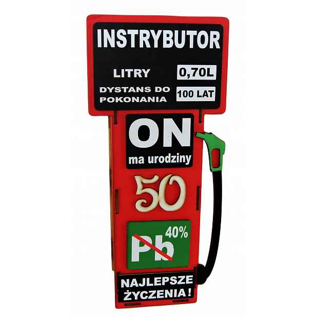 Vtipný Dárek 50 Narozeniny Zatankuj Na Full 0,7l
