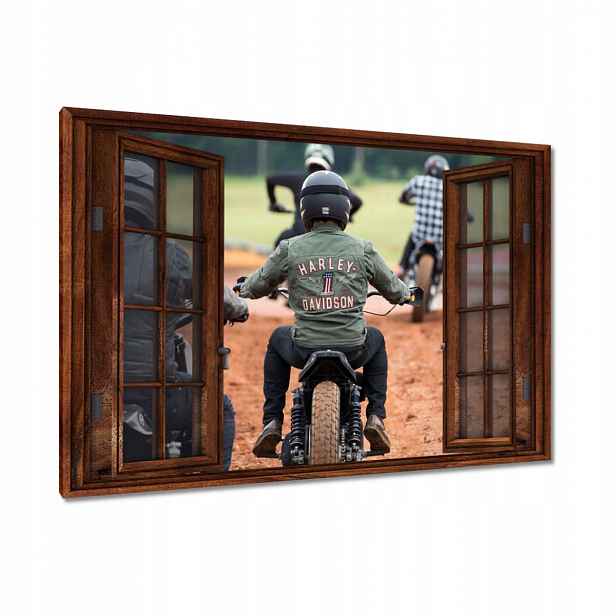 Obrazy 90x60 Harley Davidson Motocykl