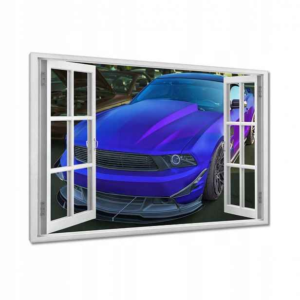 Obrazy 120x80 Modro-fialová fura