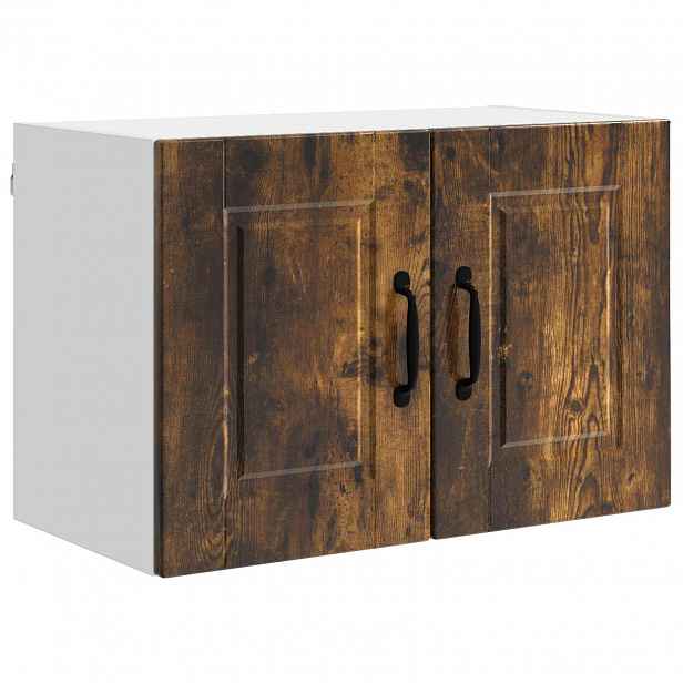 vidaXL Nástěnná skříňka PORTO Kouřový dub 60 x 31 x 40 cm
