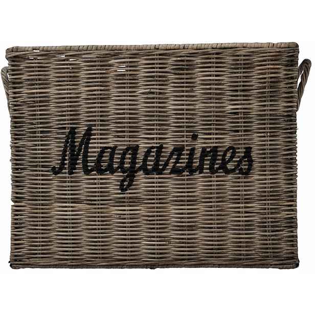 Ratanový koš Hampton „magazines“ Stojan na noviny