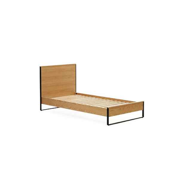 Jednolůžková postel s roštem v přírodní barvě 90x190 cm Taiana – Kave Home