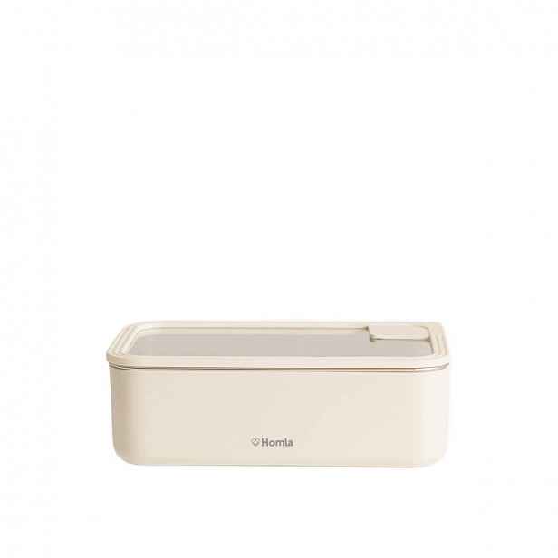 Lunchbox Cocoa smetanový z nerezové oceli 1400 ml Homla
