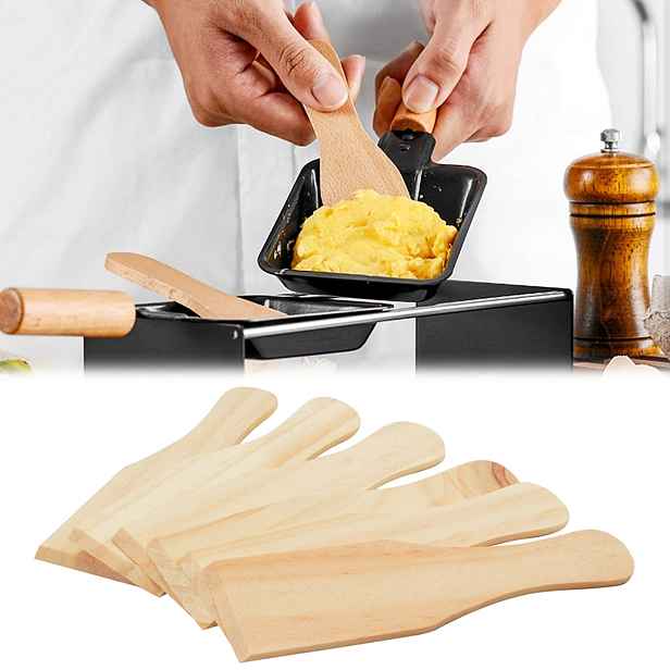Perfect Home Sada dřevěných špachtlí RACLETTE, 6ks, 50194
