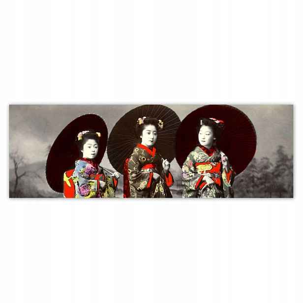 Plakáty 200x66 Japonky v kimonech
