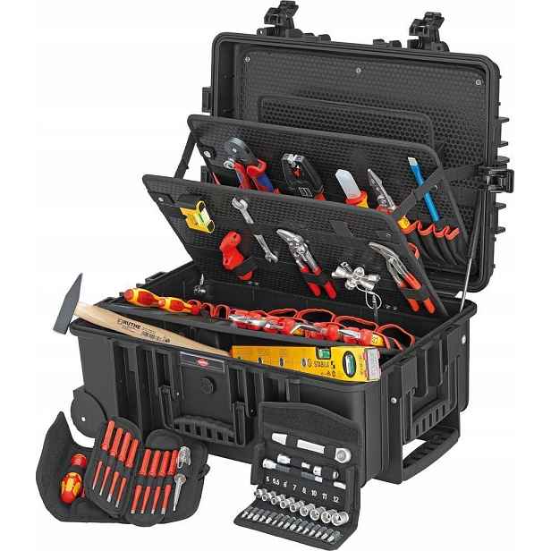 Sada nářadí Robust 45 Elektro, 63dílná Knipex