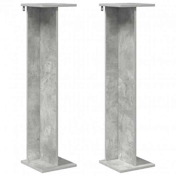 vidaXL Stojan na rostliny 2 ks Betonově šedá 25 x 25,5 x 100,5 cm