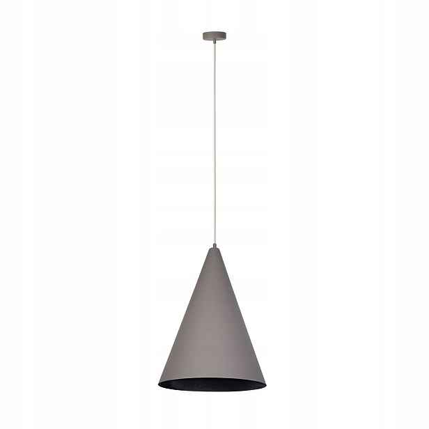 Závěsná lampa Lustr Pendel Šedá Nastavitelná E27 35 cm Sigma Lighting