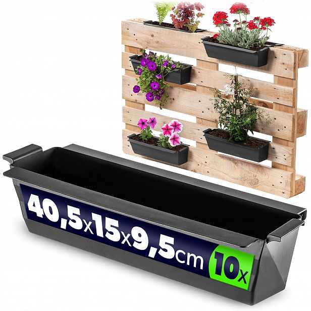 Květináč Květináč Na Květináč Pro Europalet Krabička 40 cm Květináč 10 ks