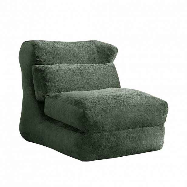 Urban Meuble LOUNGE KŘESLO vzhled žinylky, rozložitelné na lehátko