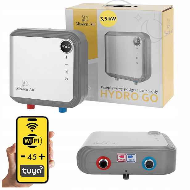 Elektrický průtokový ohřívač vody 3,5 kW