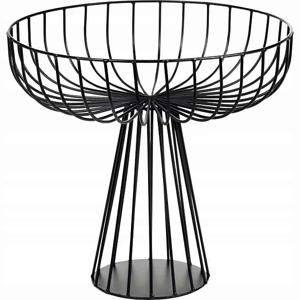 Košík Serax Metal Sculptures XL 30x30 cm, černá