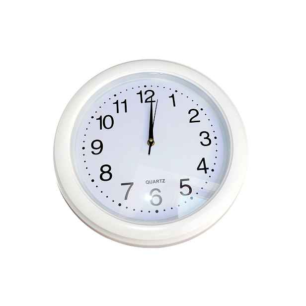 PROHOME - Hodiny kuchyňské 35cm bílé