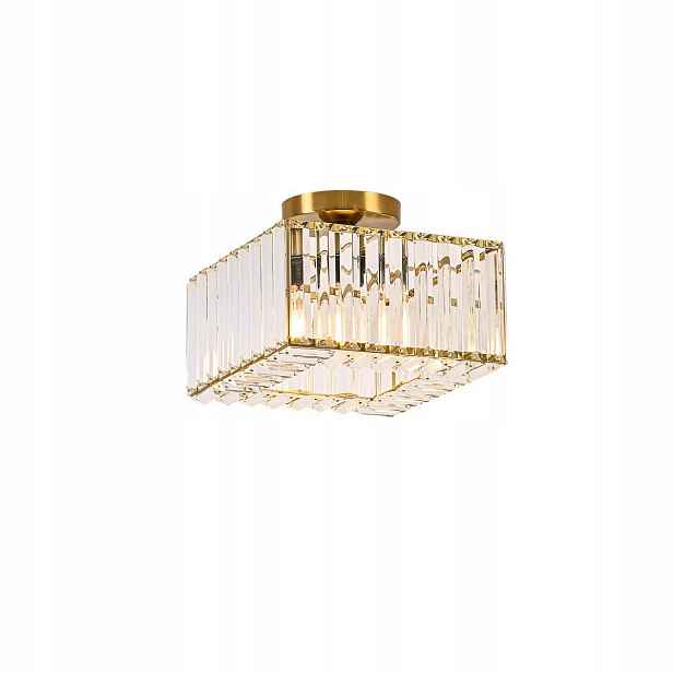 Stropní Svítidlo Vetro LP-2910/1C Zlatá Čtvercová Light Prestige