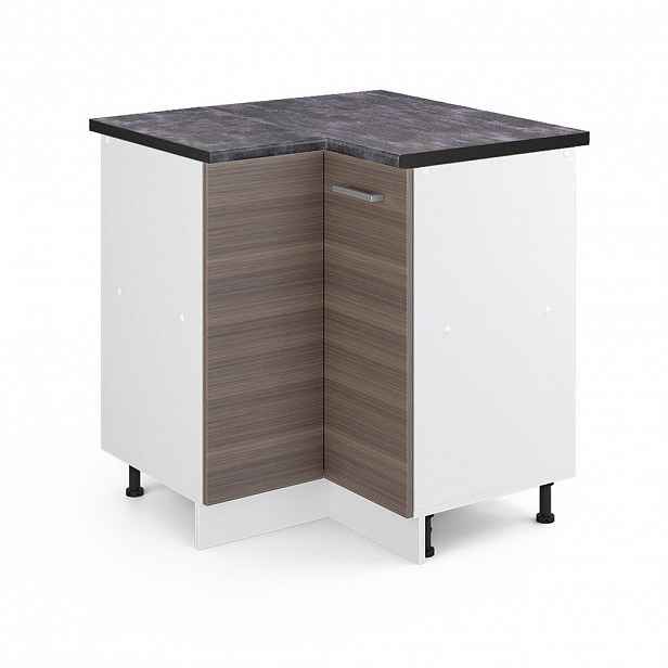 Vicco ROHOVÁ SKŘÍŇKA R-Line Ušlechtilá šedá 75.6 cm , PD Antracit