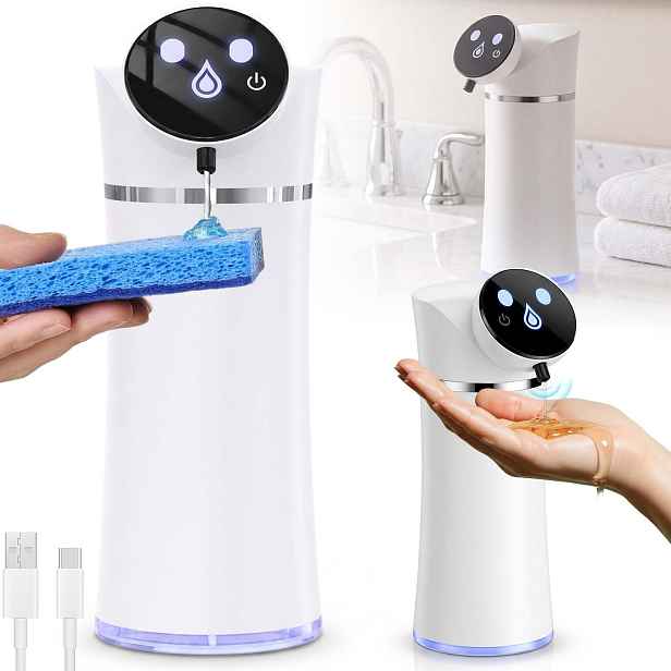 Velký Bezdotykový Automatický Dávkovač Mýdla V Gelu Dávkovač Tekutiny Usb Ir