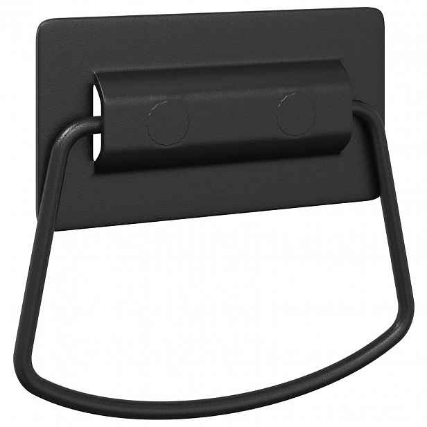vidaXL Úchyty na skříň Černá 85 x 45 mm Kov