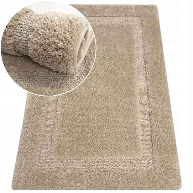 Koupelnový Koberec 50x80 Protiskluzový Měkký Do Koupelny Mocca Béžový