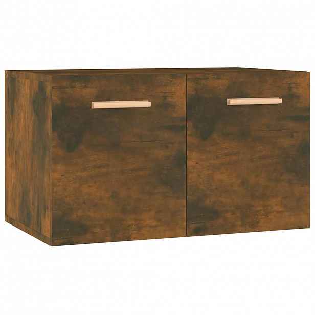 vidaXL Nástěnná skříňka kouřový dub 60 x 36,5 x 35 cm kompozit