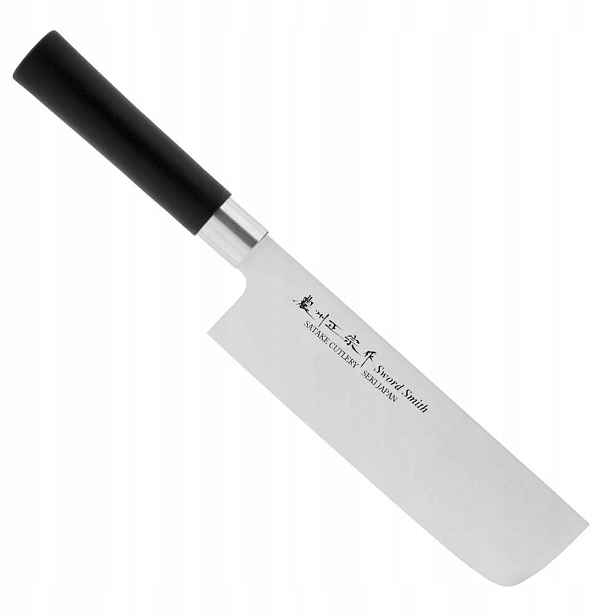 Satake Saku Japonský ostrý Nůž Nakiri Sekáček na sekání 56HRC 17 cm