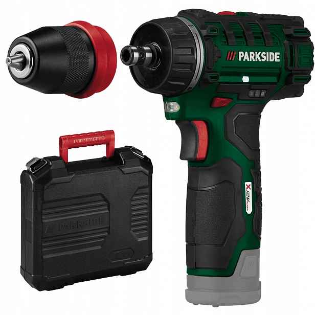 Aku Vrtačka Led Parkside Pbsa 12 E4 12 V Kufr