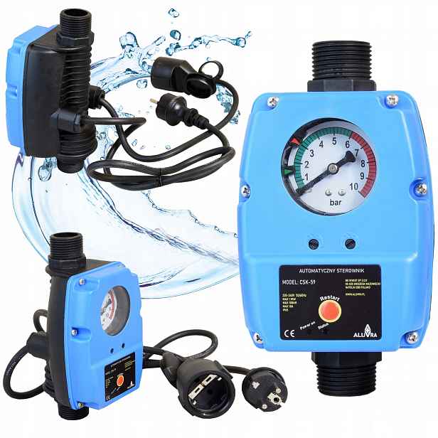 Ovladač Vypínač pro čerpadlo hydroforu Csk 59 Suchoběh Regulace Tlaku
