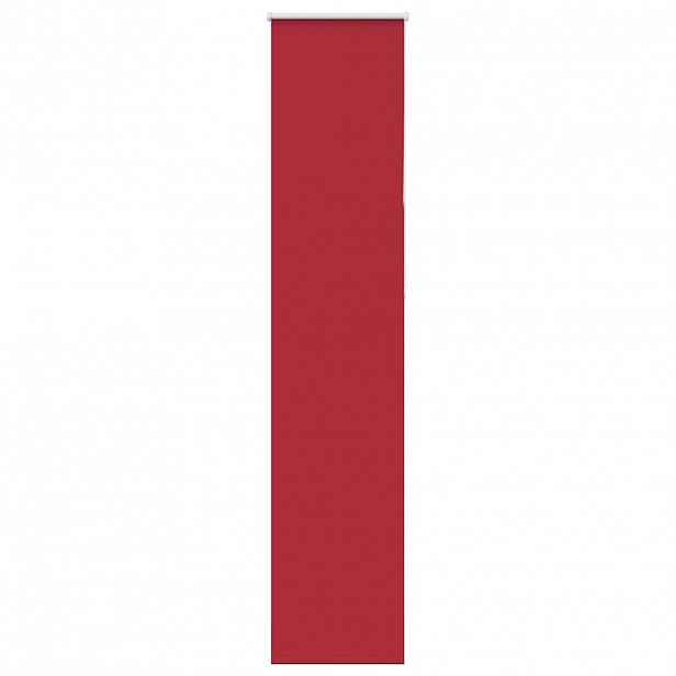 vidaXL Roleta zatemňovací červená šířka látky 50,7 cm polyester