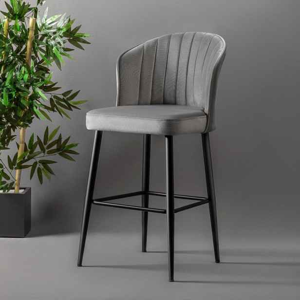 Bar Stool Set (4 Pieces) Rubi - Grey