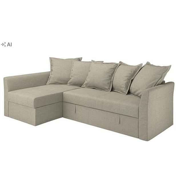 Ikea Holmsund Obal na rohový rozkládací Borgunda Béžová 105.492.30