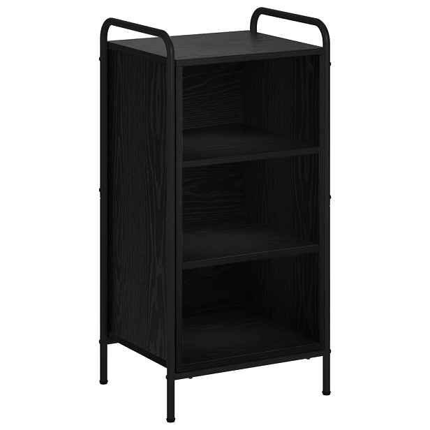 vidaXL Servírovací skříň Černý dub 97 x 33 x 81 cm Kompozitní dřevo
