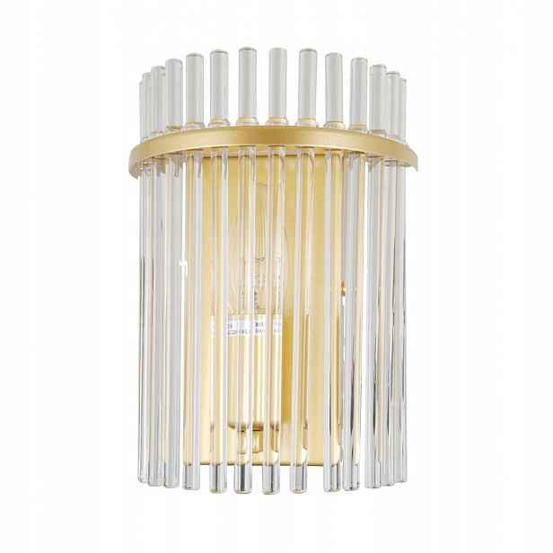 Merto WL-40930-1A-GD Moderní zlatá nástěnná lampa ve stylu glamour