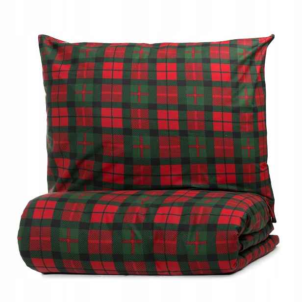 Povlečení Ec Tartan bavlněné kostkované 220x200 2*70x80 cm Homla