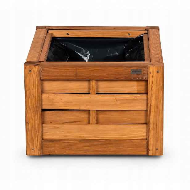 Dřevěný Zahradní Květináč, Čtvercový Zeleninový Záhon, Box Na Terasu, Balkon