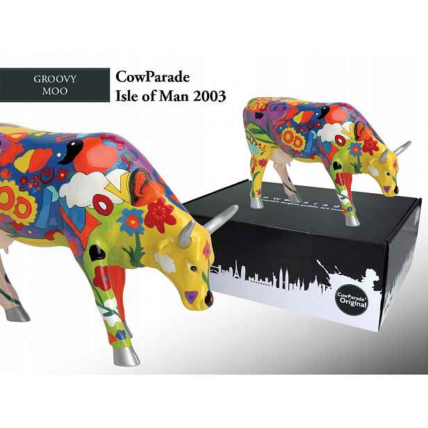 CowParade Isle of Man 2003, Groovy Moo, autor: Kay Ormond