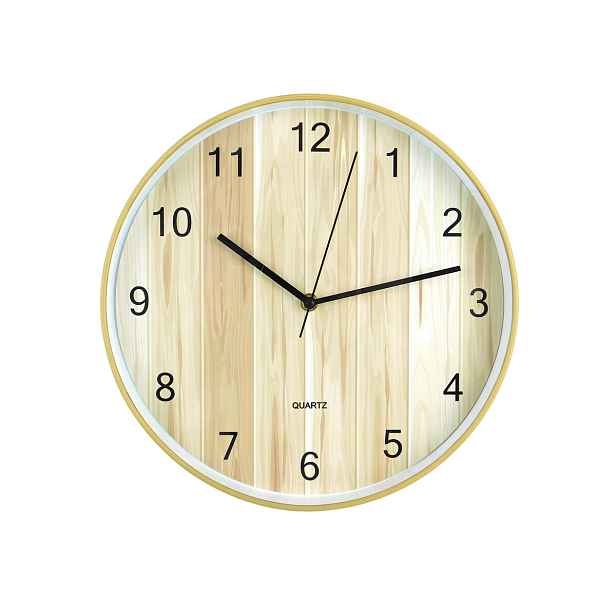 PROHOME - Hodiny nástěnné 30cm plastové dřevo