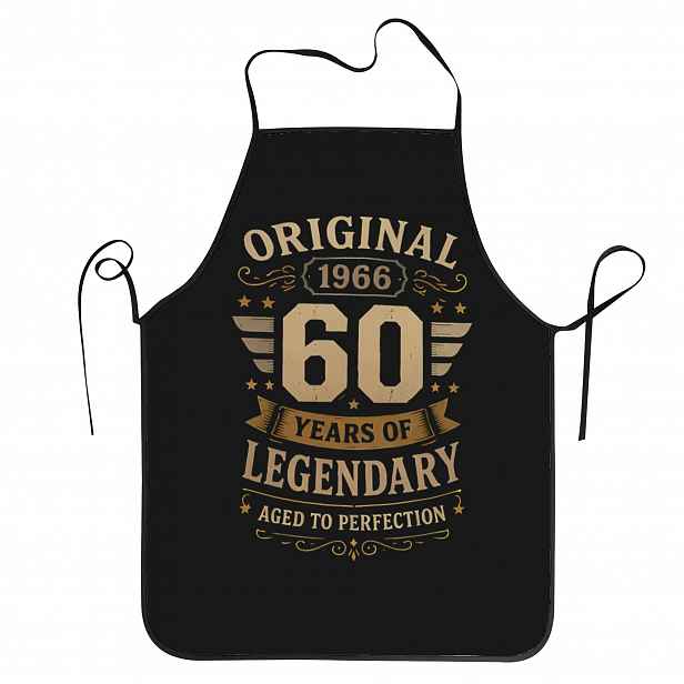 TEMU 60. originální legendární zástěra z roku 1966 pro muže, ženy, unisex, nastavitelné zástěry na vaření, do kuchyně, na grilování, do zahrady,