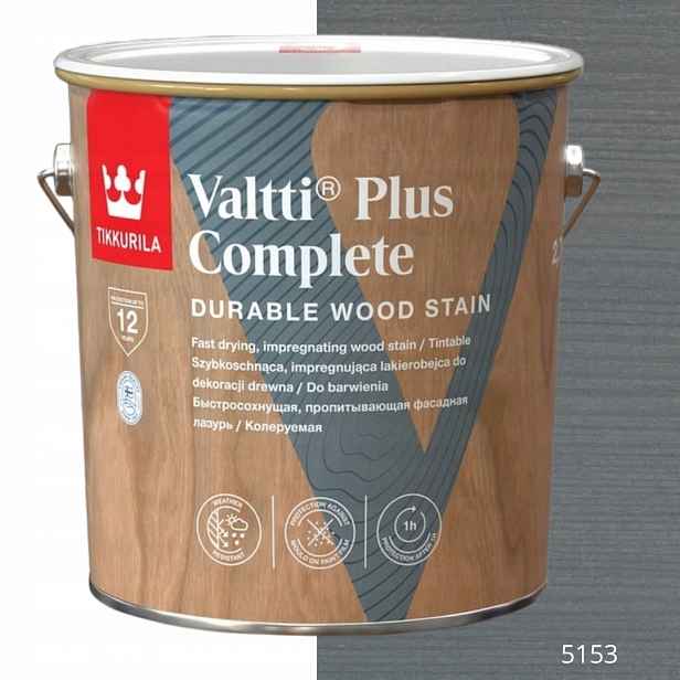 Tikkurila Lakovací Hmota Valtti Plus Complete 2,7 L, Barva 5153